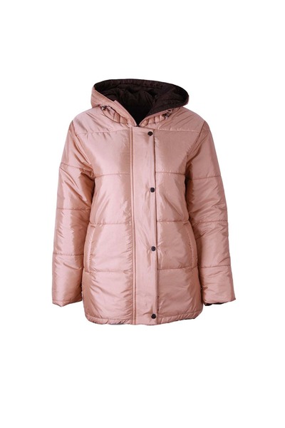 trender 26K133000005 Beige Women's Coat 5