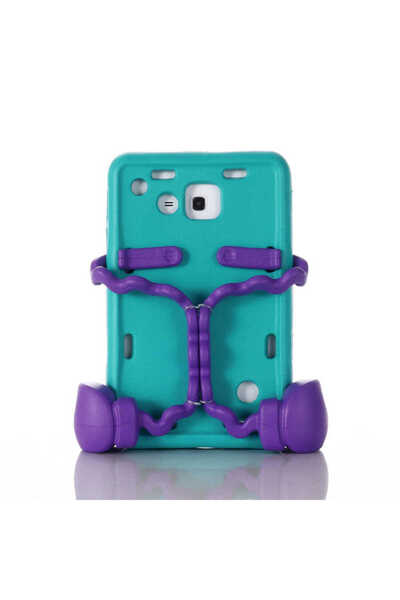Netzy Galaxy Tab 3 Lite 7.0 T110 Safa Eva Boxer Silicone Tablet Case - Blue