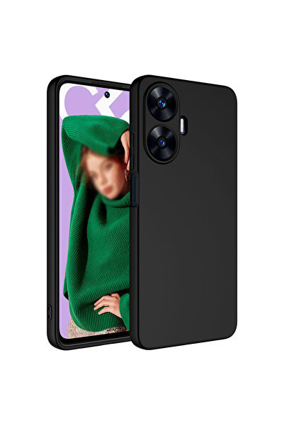 Netzy غطاء حماية لهاتف ريلمي سي 55 من سيفا مارا - أسود