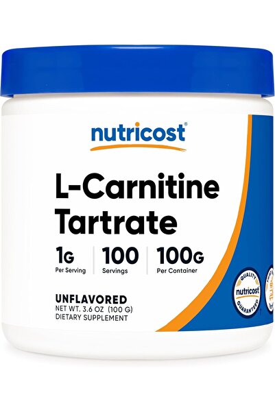 Nutricost Cellusyn L-Carnitine Powder - 100 Grammes - 1g per Serving (100 Servings) - L-Carnitine Tartrate
