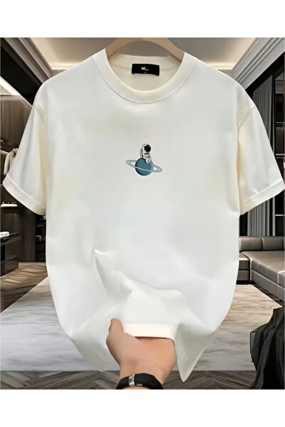 LELVANİ Ανδρικό μπλουζάκι με διαστημικό σχέδιο