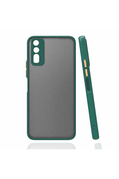 Netzy غطاء حماية لهاتف فيفو Y20 من سافا هوكس - أخضر داكن