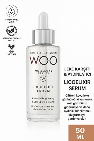 WOO Skin Expert Academy Licoelixir Arbutin Aydınlatıcı Ve Leke Önleyici Serum...
