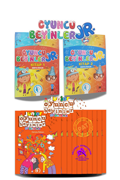 Curious&Genius Oyuncu Beyinler Jr. Kitapları ve Deneme Sınavları