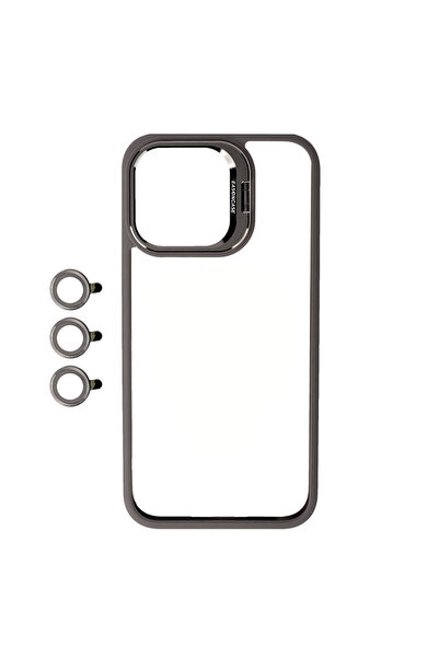 Netzy جراب LSAFA متوافق مع كاميرا iPhone 15 Pro Max مع حماية وحامل SAFA Clone...