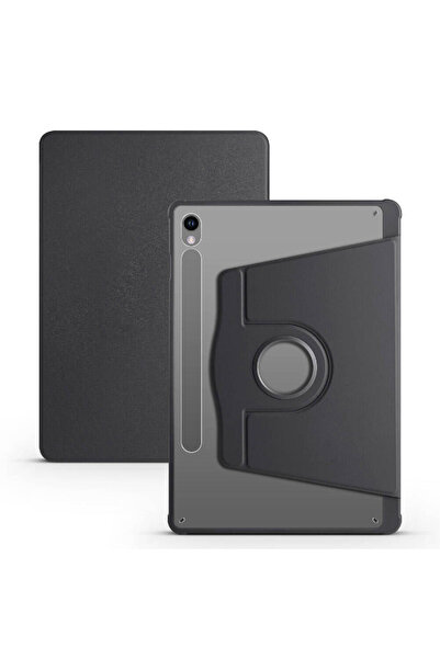 Netzy حافظة جالاكسي تاب إس 9 من سافا مع حجرة للقلم الحراري وحامل دوار - أسود