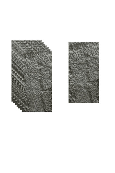 OEM Decorative stone tiles Black Slim 1200x600x30 mm (10 pcs/box)