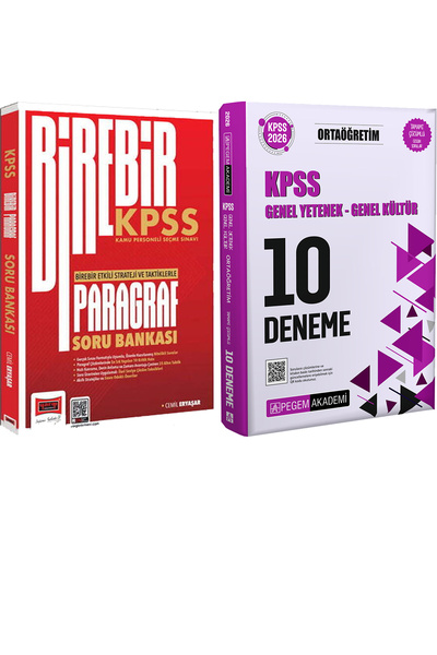 Yargı Yayınları 2026 KPSS Birebir Serisi Paragraf Soru Bankası - 2026 KPSS Or...