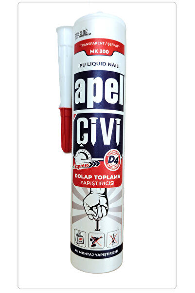 APEL SIVI ÇİVİ MK300 330G (ŞEFFAF) MONTAJ GÜÇLÜ YAPIŞTIRICI