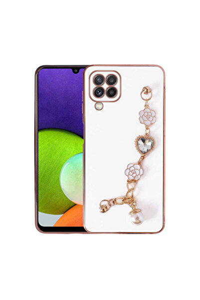 Netzy غطاء سيليكون SAFA Taka لهاتف Galaxy M32 مع حماية للكاميرا وحامل يدوي - ...