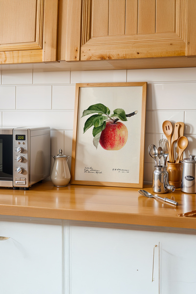 gxe.art Reflecția gustului rustic |   Pictură cu poster cu rama din lemn # 106