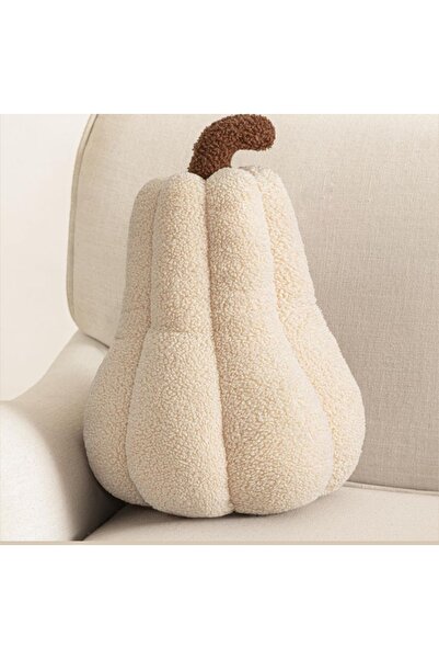 zabonti home Yılbaşı Konsepti Balkabağı Kahverengi Yastık Dekoratif Kabak