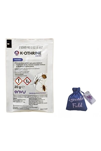 Bayer Insecticide K-Othrine WG 250, 20 g + lavender sachet 10 g