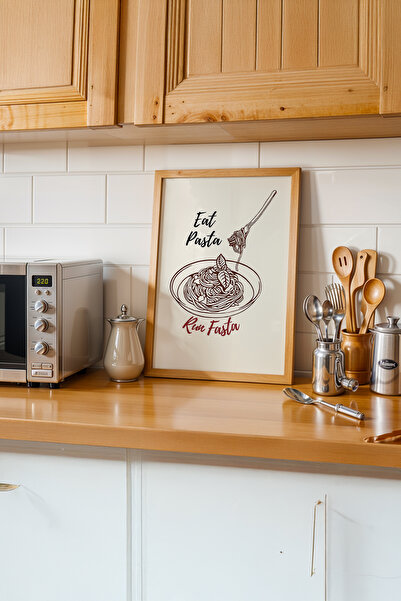gxe.art Ritualul Bucătăriei Boeme |   Pictură cu poster cu rama din lemn # 220