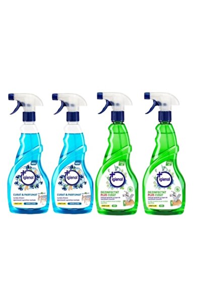 Igienol Set universal de curățare, 4 x 750 ml dezinfectant multisuprafețe (le...