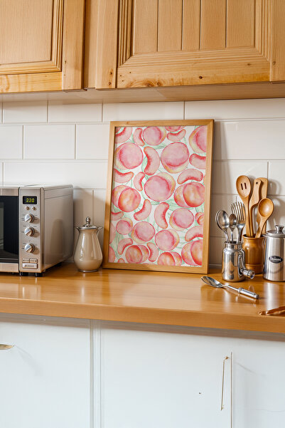 gxe.art Echilibrul Lemnului și Condimentelor |   Pictură cu poster cu rama di...