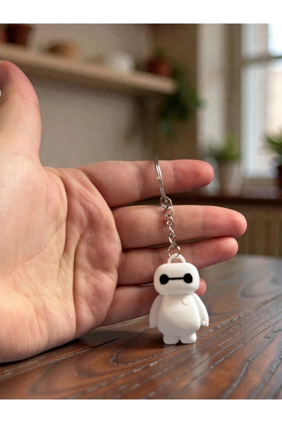 Baymax Figured Keychain Charm - Your Cute Friend - Big Hero 6 - 6 Superheroes