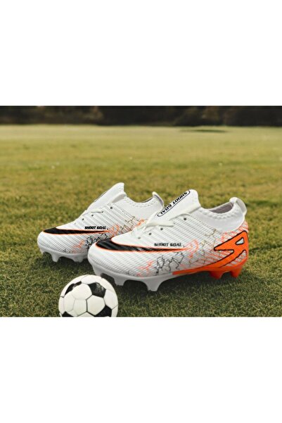 sinmm Krampon halı saha erkek çocuk boğazlı-çoraplı dişli futbol ayakkabısı b...