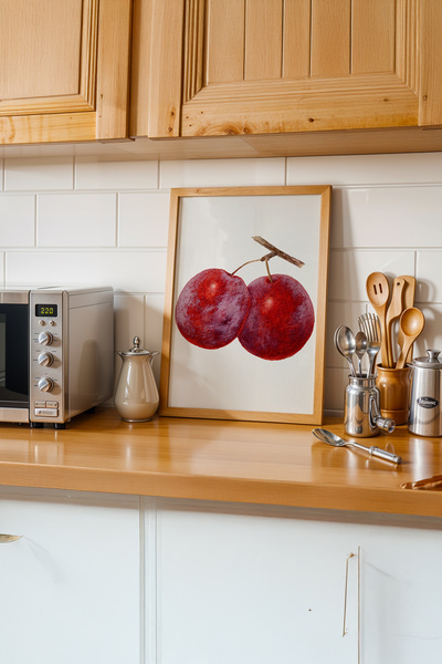 gxe.art Textura gustului etnic |   Pictură cu poster cu rama din lemn # 168