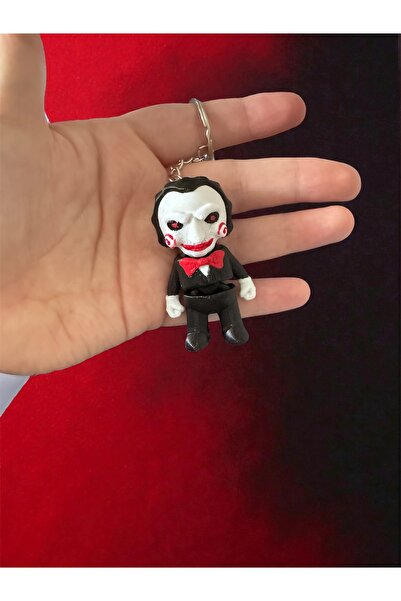 ADA 3D Hareketli Eklemli Jigsaw (Billy) Figür Anahtarlık Charm - Testere Film...