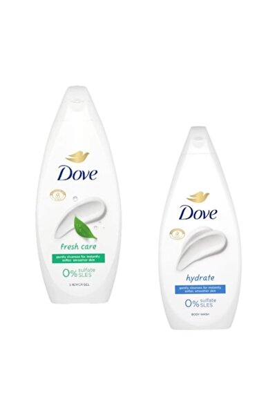 Dove Set Gel de Duș Essential Care - Îngrijire Proaspătă 720ml + Hidratare 720ml