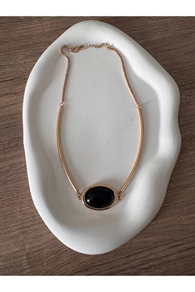 MOD10 Helen jewerly bijuteri doğal taş gold detay kolye