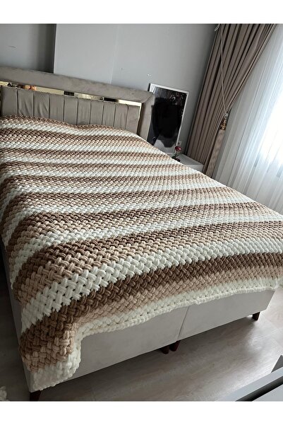 DUYGUNUN DÜKKANI غطاء سرير مزدوج / بطانية محبوكة / بطانية زواج مزدوجة