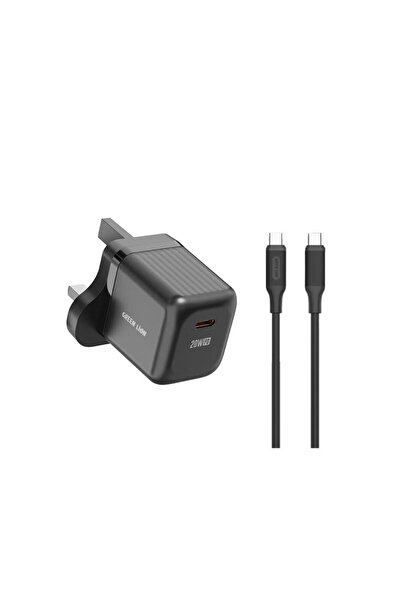 Green Lion شاحن حائط فائق الصغر بتقنية GaN، مزود بموصلات بريطاني (من النوع C ...