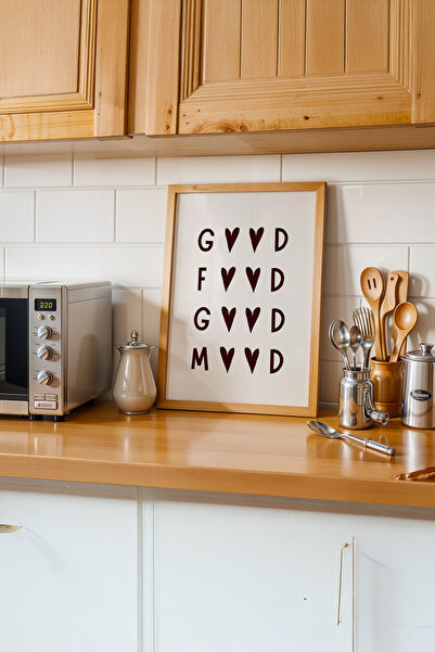 gxe.art Calea rustică a bucătăriei |   Pictură cu poster cu rama din lemn # 196
