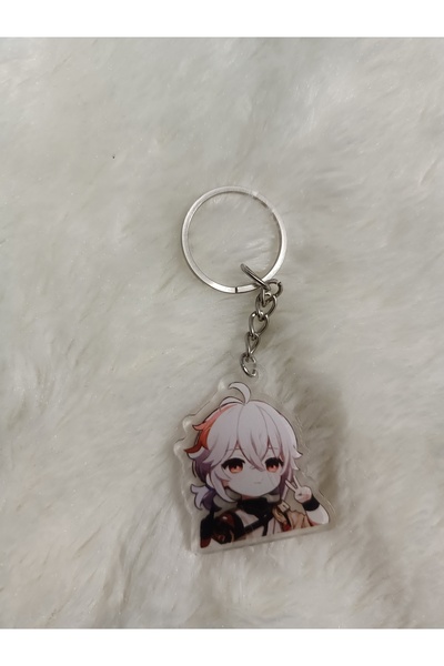 mertfigur حلية حقيبة مفاتيح أنيمي من الأكريليك من جينشين (4 سم)