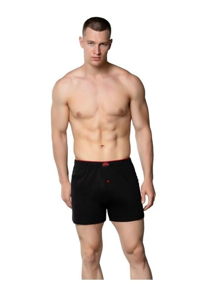 Gümüş İç Giyim 4020 Bărbați bumbac moale Prosop cu talie plată boxeri 6 LI