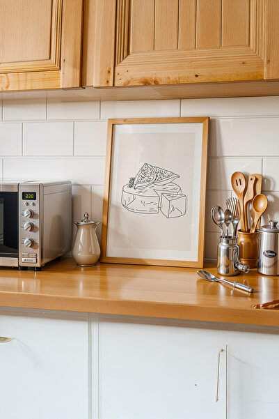 gxe.art Echilibrul Lemnului și Condimentelor |   Pictură cu poster cu rama di...