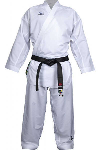 Hayashi Green Karate-Gi “Premium Kumite” (WKF approved) - alb, cu broderie albastra, marimea 195 cm