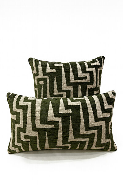 KAYALI HOME Set de două huse de pernă decorative premium, pătrate, dreptunghi...