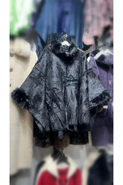 ZTO KADIN İTALYAN ANGORA PANÇO PELERİN