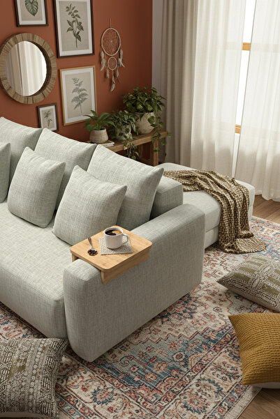 PDMPOİNT DOLAP MARKET Bentley Yan Sehpa Ayarlanabilir Dikdörtgen Dekoratif Mo...