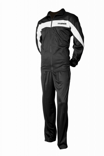 Manus Tracksuit, Gloves, Black-White, XL