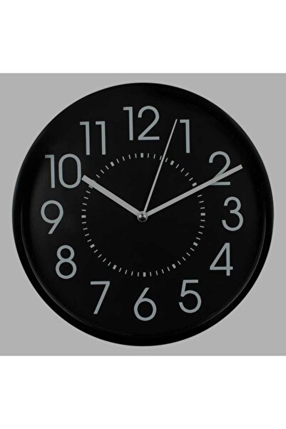 OEM Decorative Black Wall Clock Glow in the Dark Ø20cm