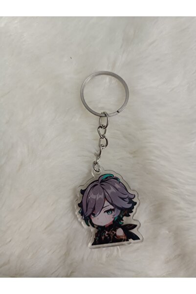mertfigur Genshin Acrylic Anime Keychain Bag Ornament (4 cm)