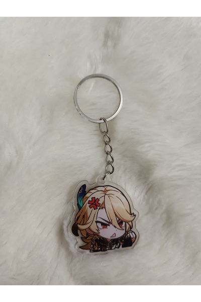 mertfigur Genshin Acrylic Anime Keychain Bag Ornament (4 cm)