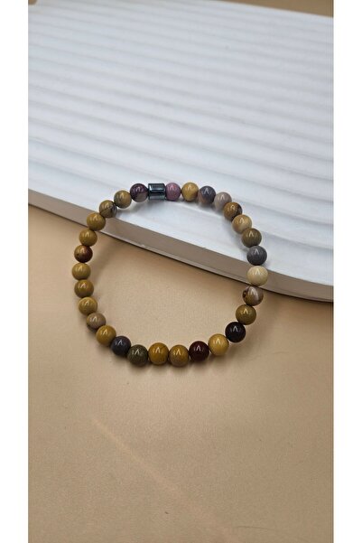 AURA سوار من حجر الجاسبر الطبيعي من موكايت