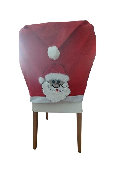 handedizayn Christmas Gift Ornament Santa Claus Patterned Chair Cover