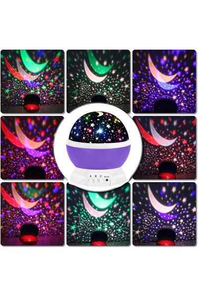 Generic Star projector for children's bedroom, star-shaped night light projector