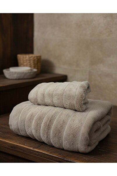 COTTOWEL'S Micro Cotton 2-Piece Bathroom Set / 90X150 Bath Towel / 50X90 Hair...