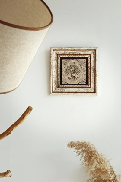Tree of Life (life) Life Tree Framed Stone Painting , Framed Stone Wall Decor