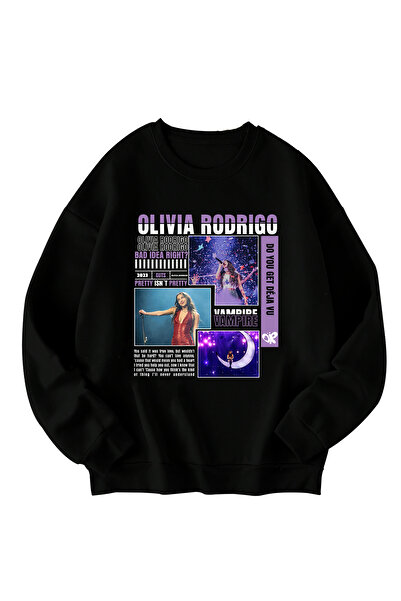 SVART WEAR أوليفيا رودريغو مطبوع قصة فضفاضة سترة للجنسين