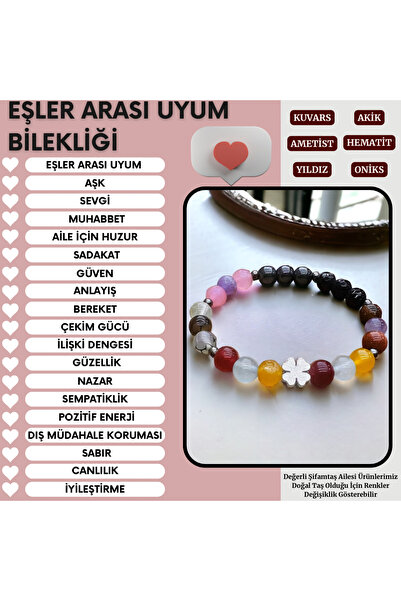 ŞİFAMTAŞ EŞLER ARASI UYUM & ÇİFT UYUM BİLEKLİĞİ