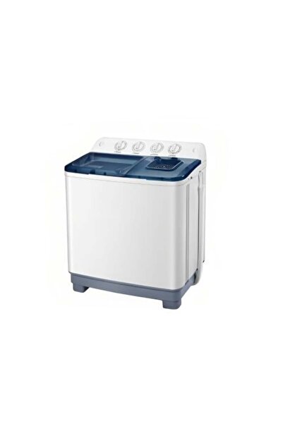 Daewoo غسالة ملابس مزدوجة الحوض سعة 12 كجم طراز DW-W1272WH