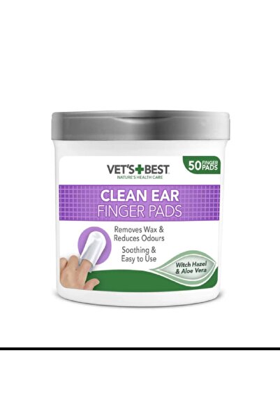 Vets Best مناديل لتنظيف اذنين القطط والكلاب من فيتس بلس بيست 50 منديل
