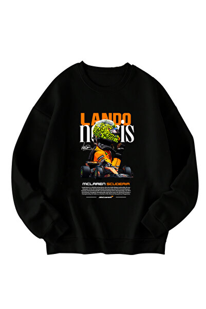 SVART WEAR Lando Norris F cu imprimeu supradimensionat Hanorac unisex tricou